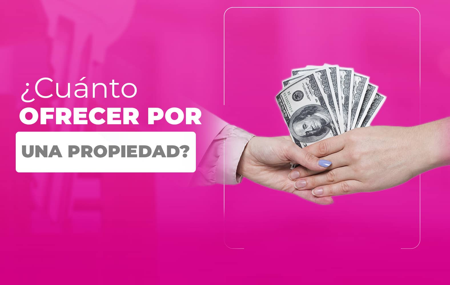¿Cuánto debo ofrecer por una propiedad?