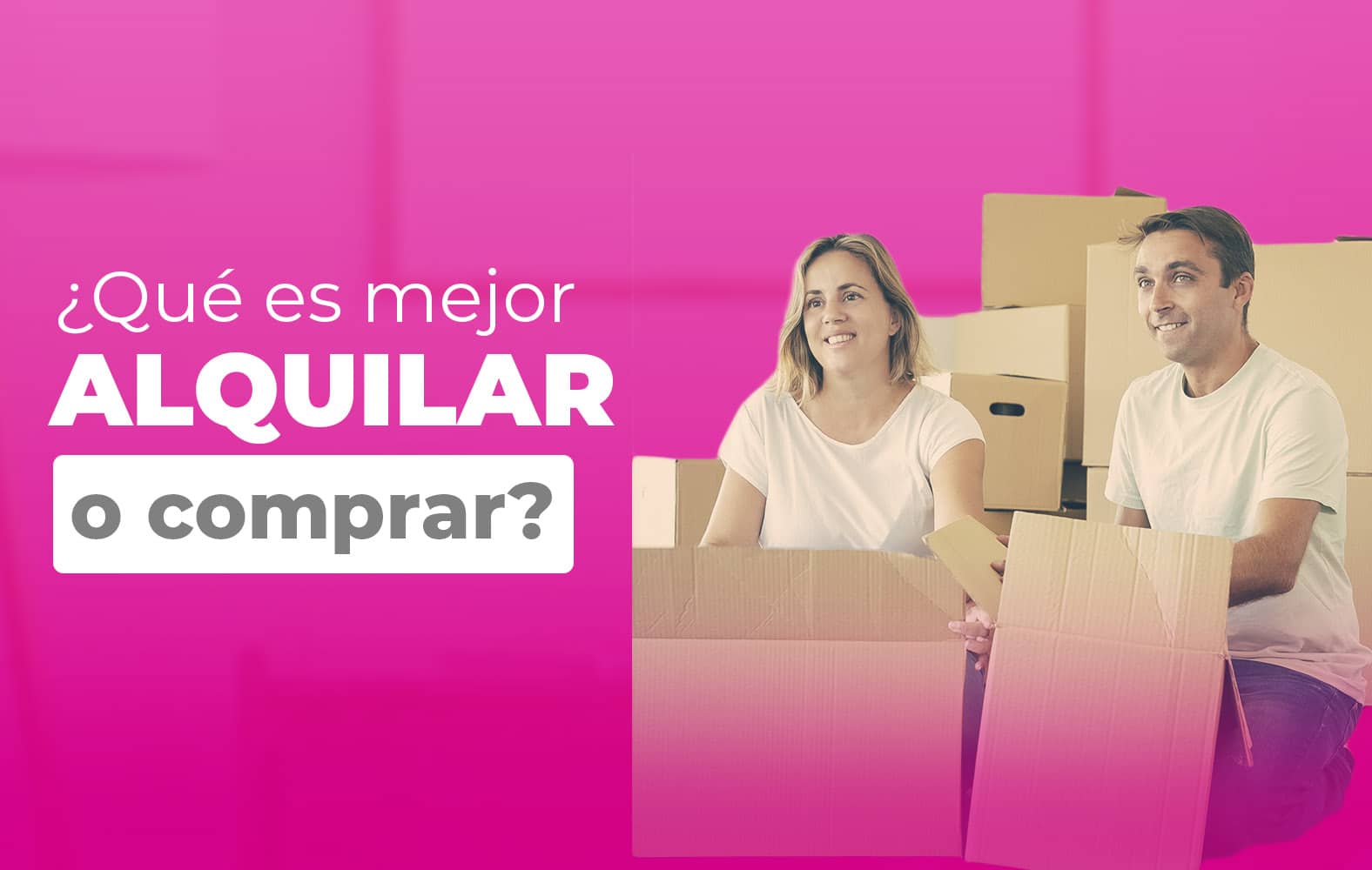 ¿Qué es mejor, alquilar o comprar?